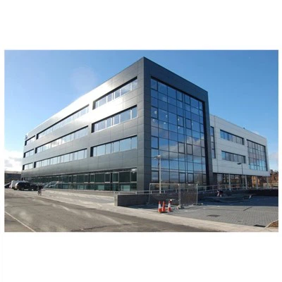 Kokkupandavad terasest büroohoone